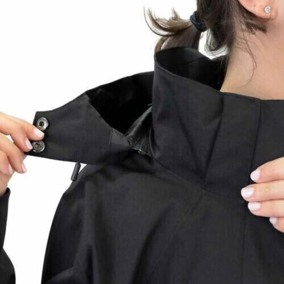 Kirkland Signature Women's Parka Heather Black 3-in-1 Waterproof Windproof - Picture 6 of 6